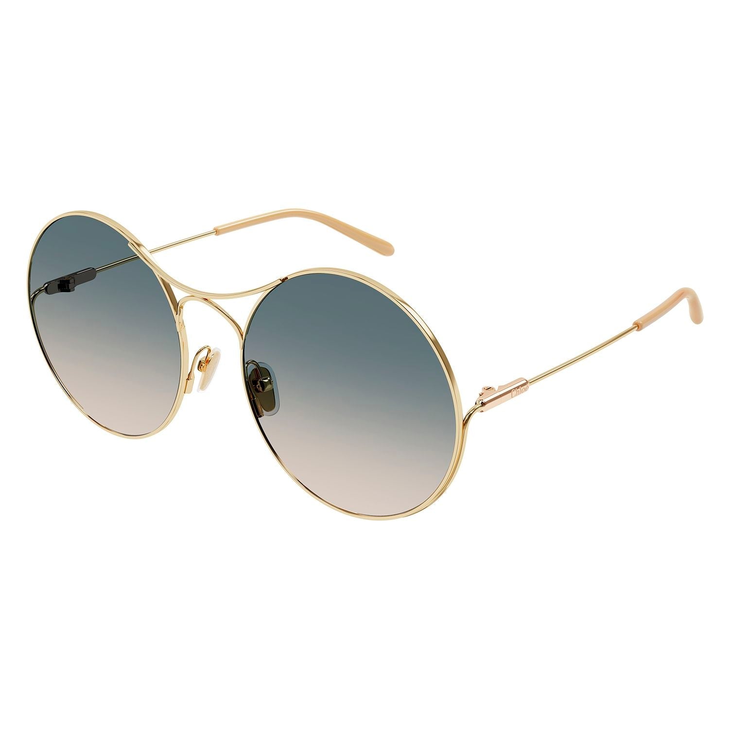 CH0166S Gold metal Sunglasses - Shiny Classic Gold