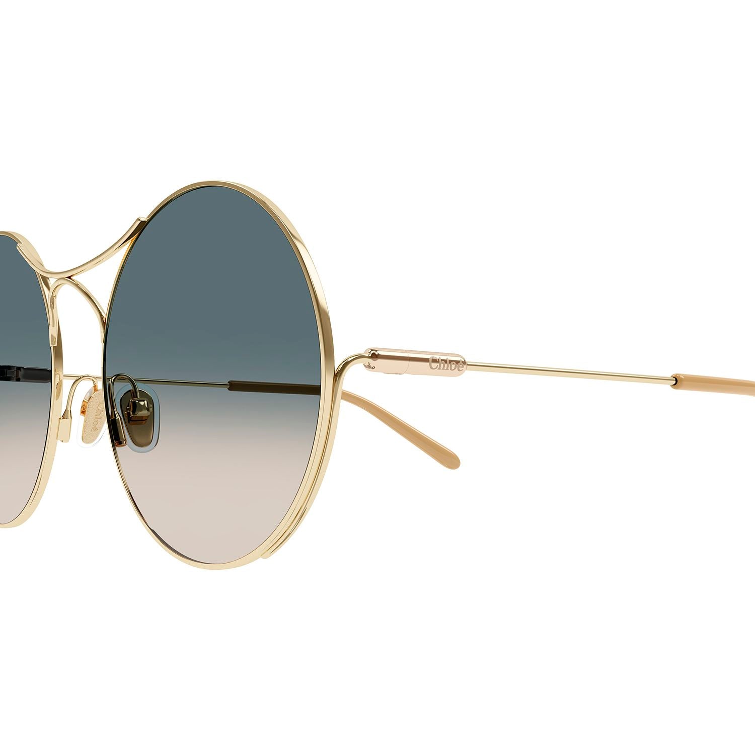 CH0166S Gold metal Sunglasses - Shiny Classic Gold