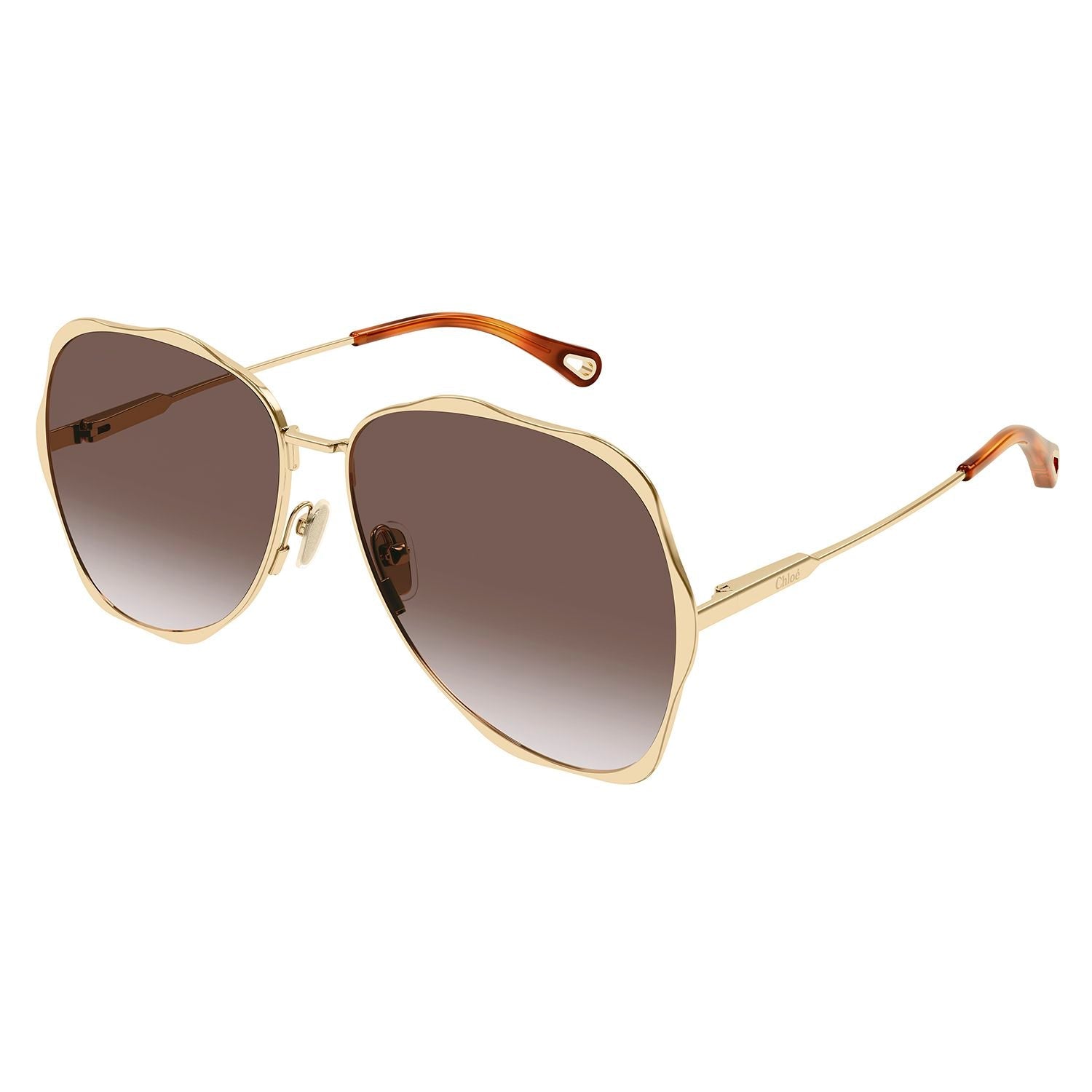 CH0183S Gold metal Sunglasses - Shiny Classic Gold