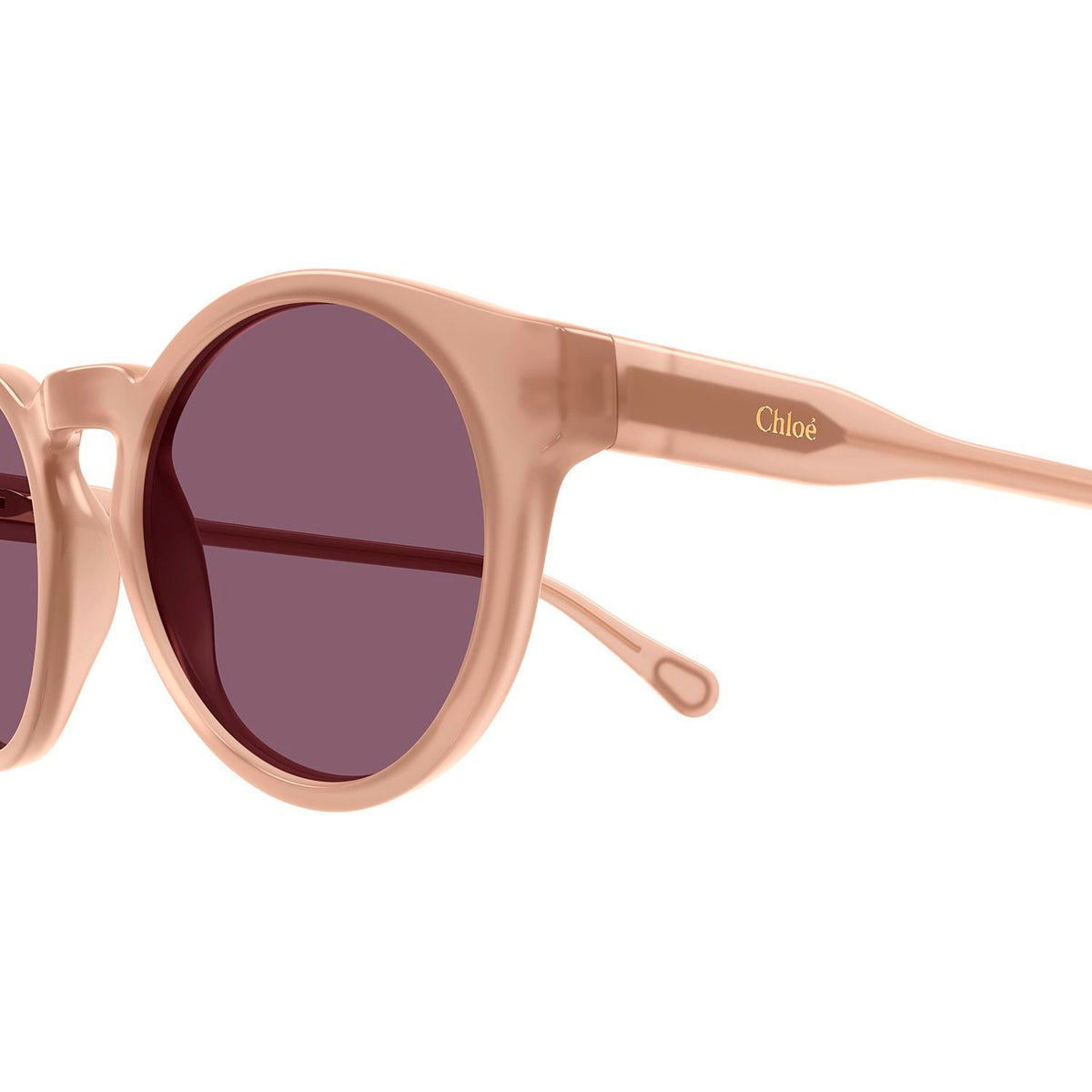 CC0014S Nude recycled acetate Sunglasses - Shiny Milky Nude