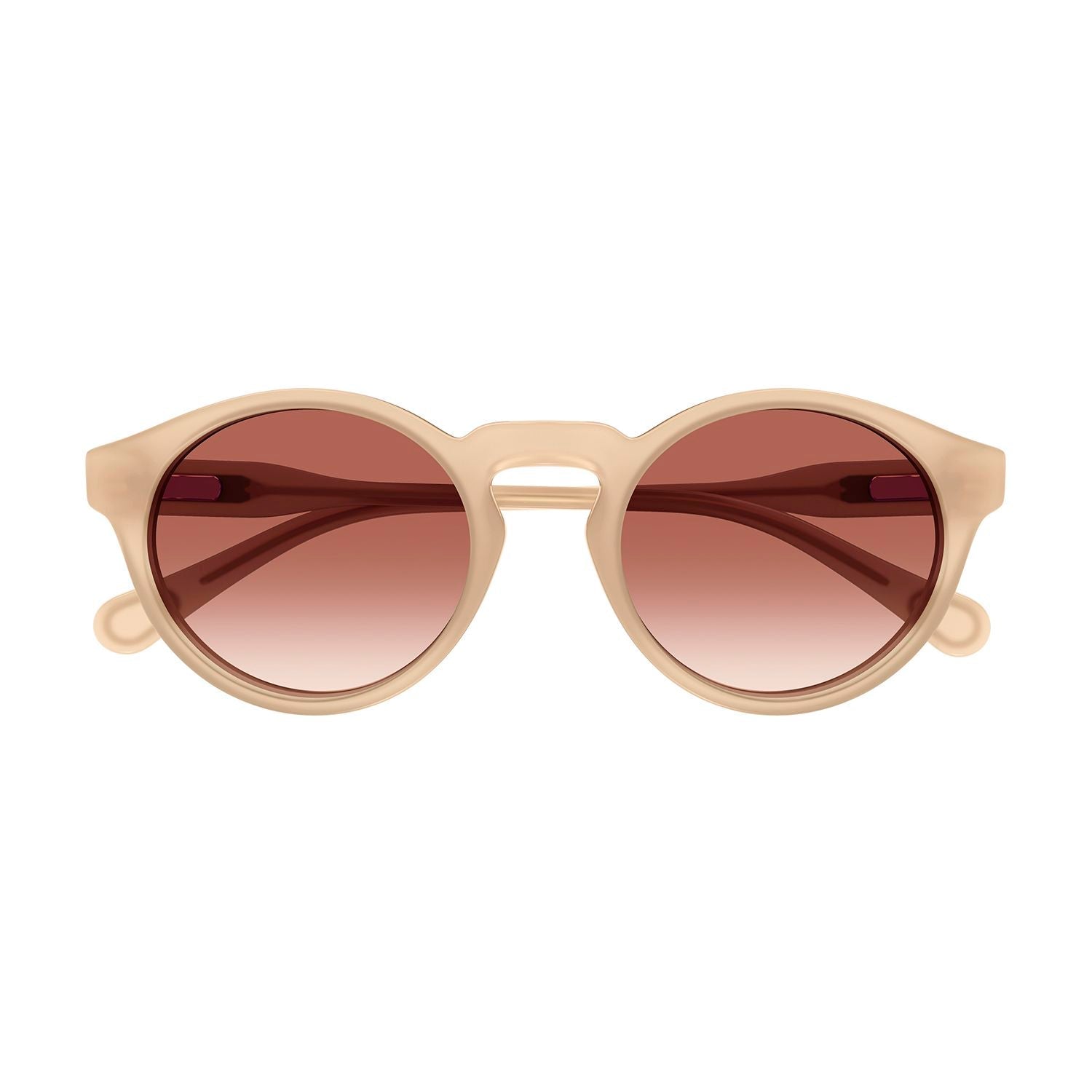 CC0014S White recycled acetate Sunglasses - Shiny Milky Warm White