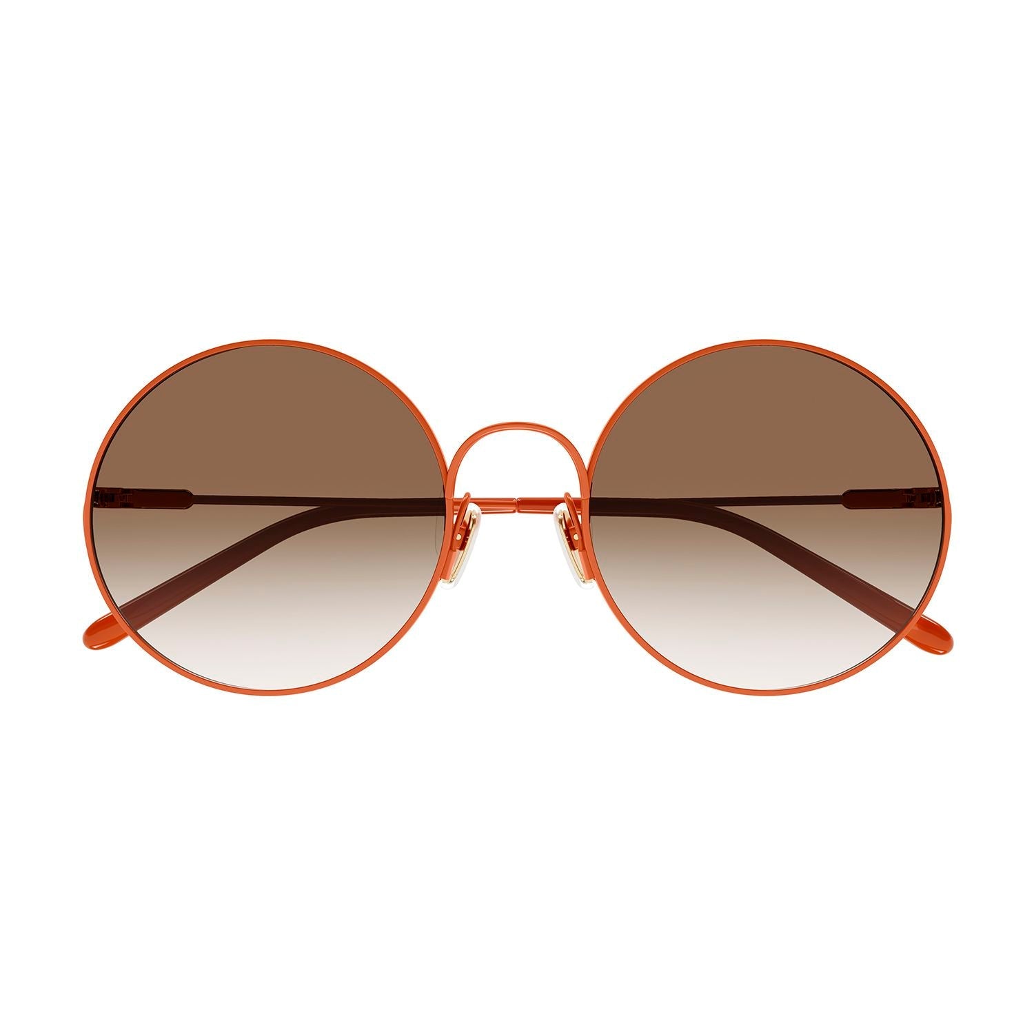 CC0016S Orange metal Sunglasses - Shiny Solid & Varnished Orange