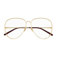 CC0018O Gold metal Optical Frames - Shiny Classic Gold