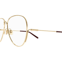 CC0018O Gold metal Optical Frames - Shiny Classic Gold