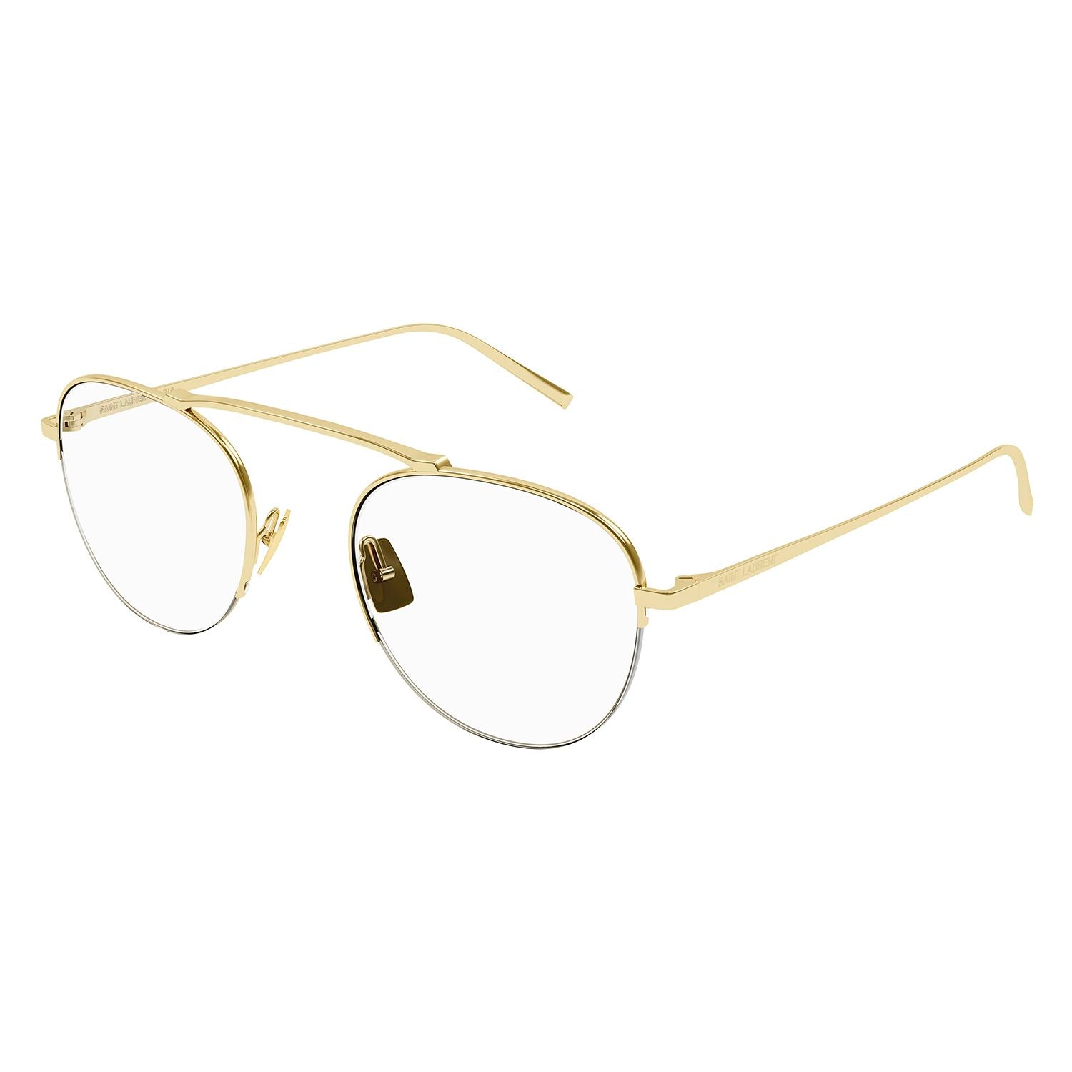 SL 576 Gold metal Optical Frames - Shiny Light Gold