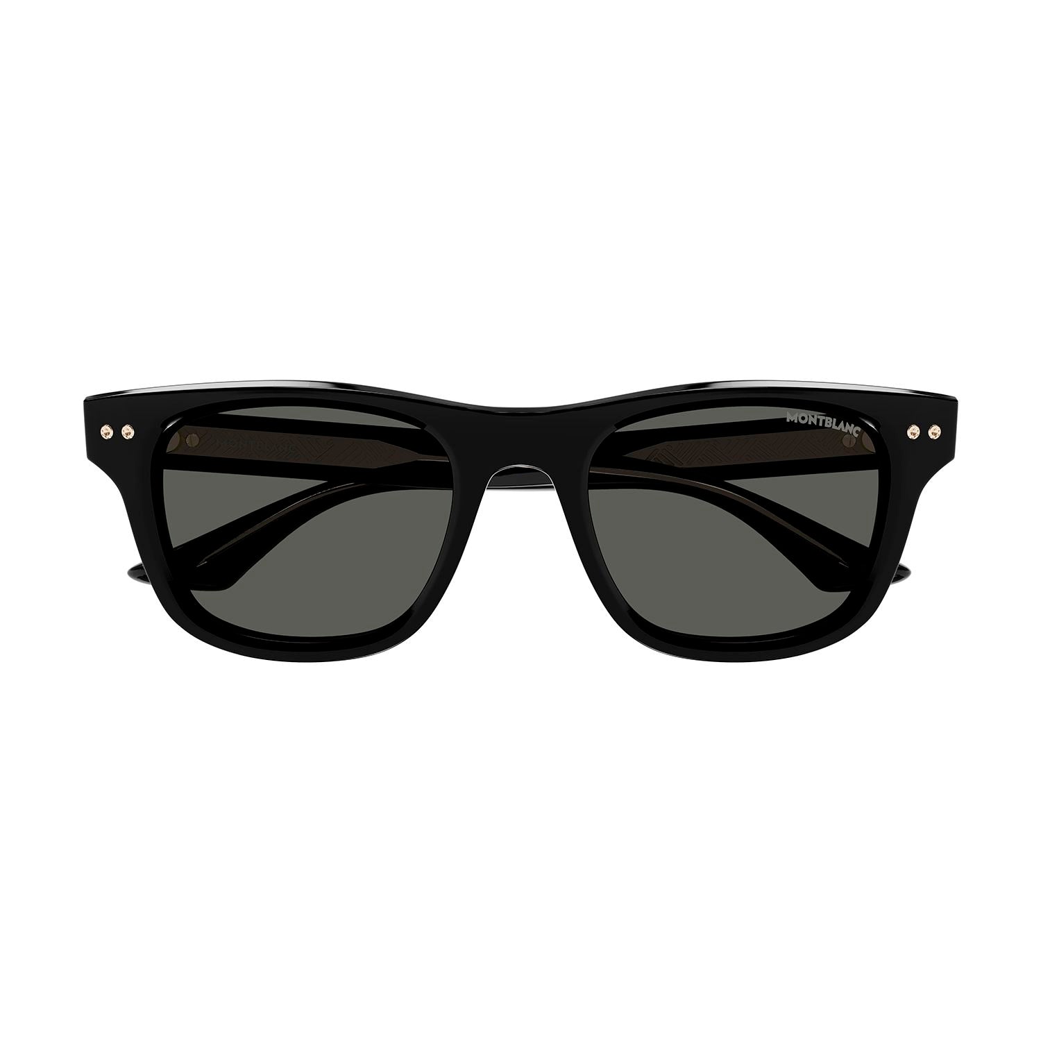 MB0254S Black recycled acetate Sunglasses - Shiny Solid Black