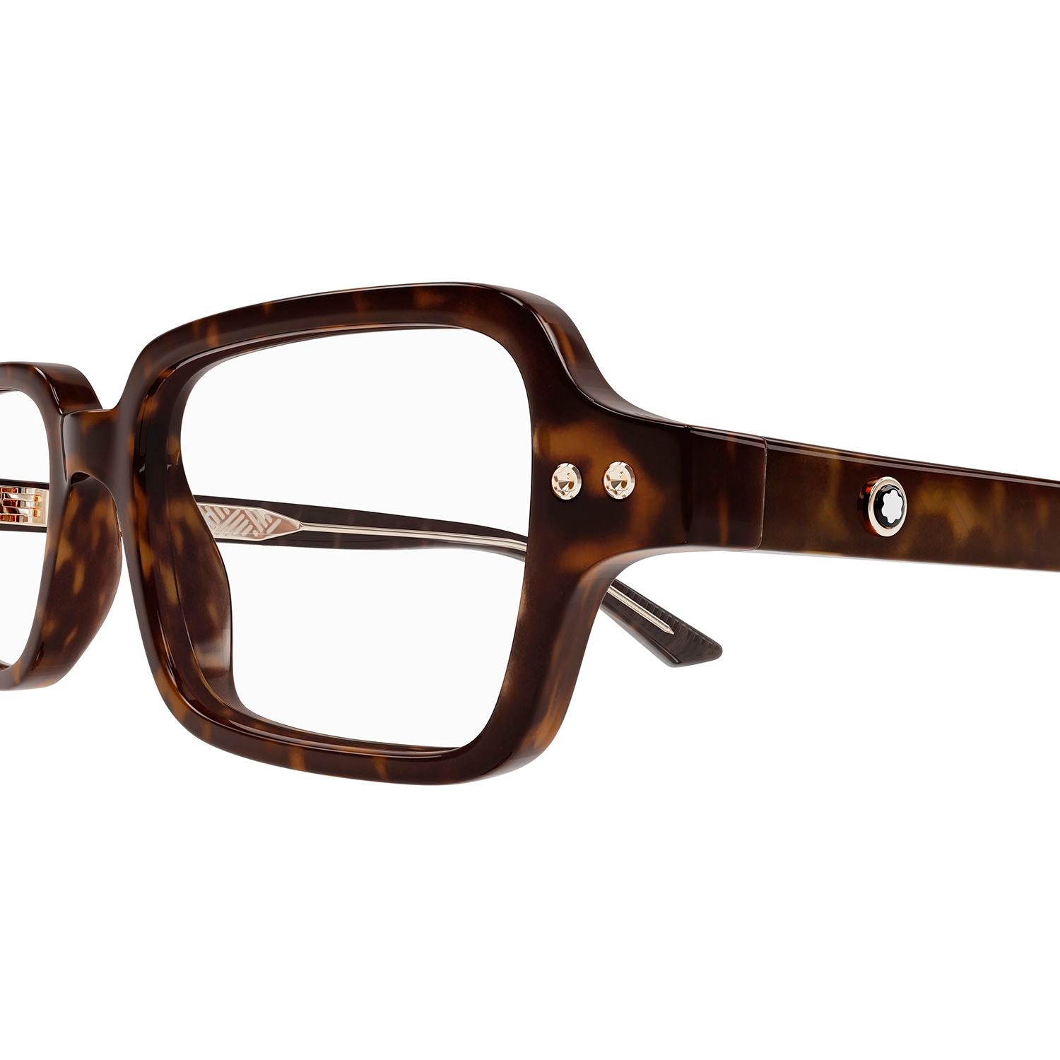 MB0257O Havana recycled acetate Optical Frames - Shiny Dark Havana