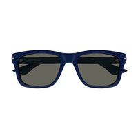 MB0263S Blue recycled acetate Sunglasses - Solidshiny Blue
