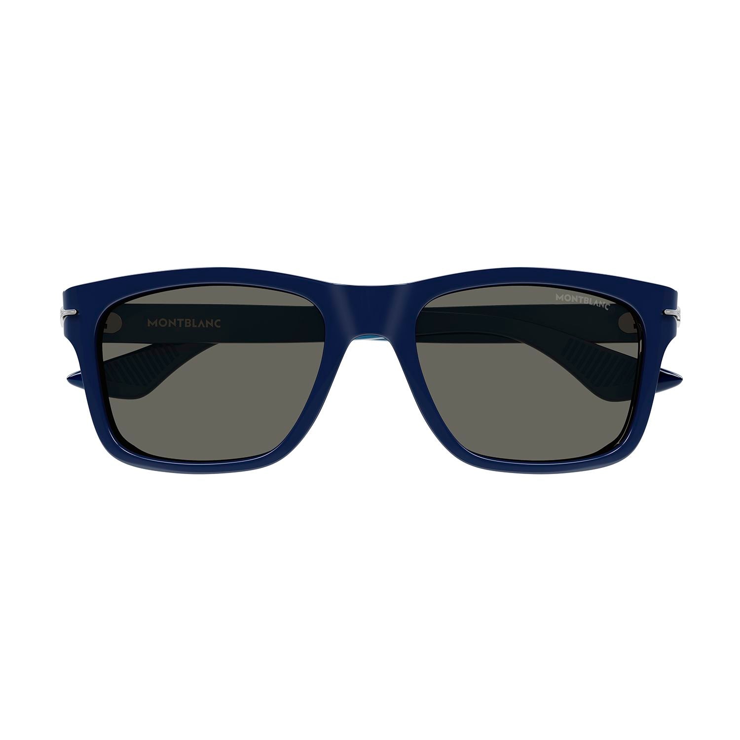MB0263S Blue recycled acetate Sunglasses - Solidshiny Blue