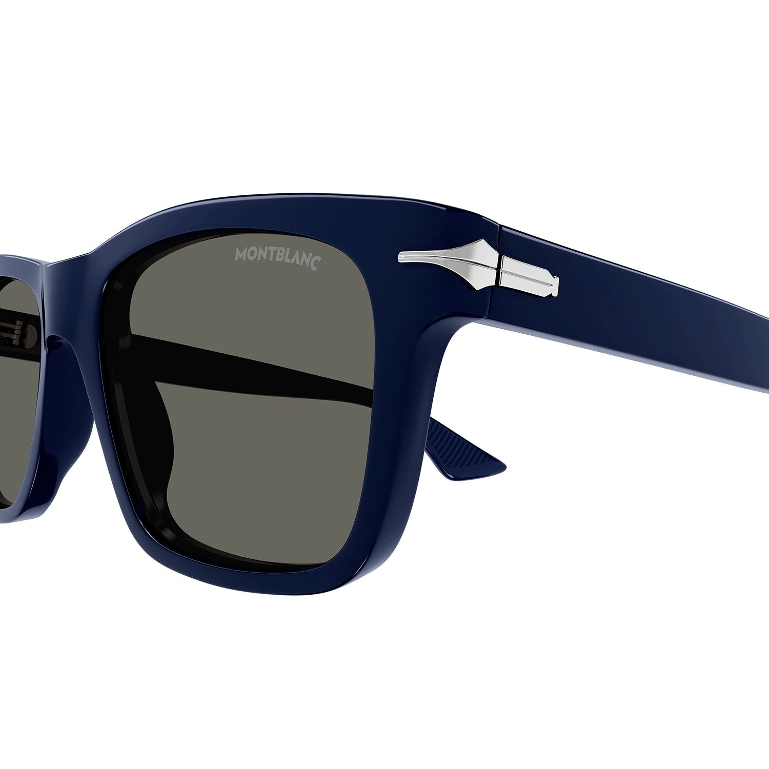 MB0263S Blue recycled acetate Sunglasses - Solidshiny Blue