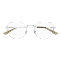 MB0268O Silver metal Optical Frames - Shiny Silver