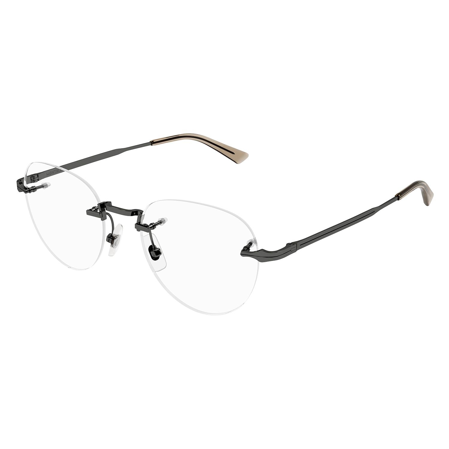 MB0268O Ruthenium metal Optical Frames - Shiny Dark Ruthenium