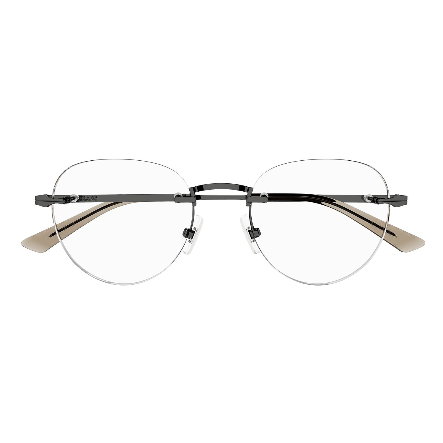 MB0268O Ruthenium metal Optical Frames - Shiny Dark Ruthenium