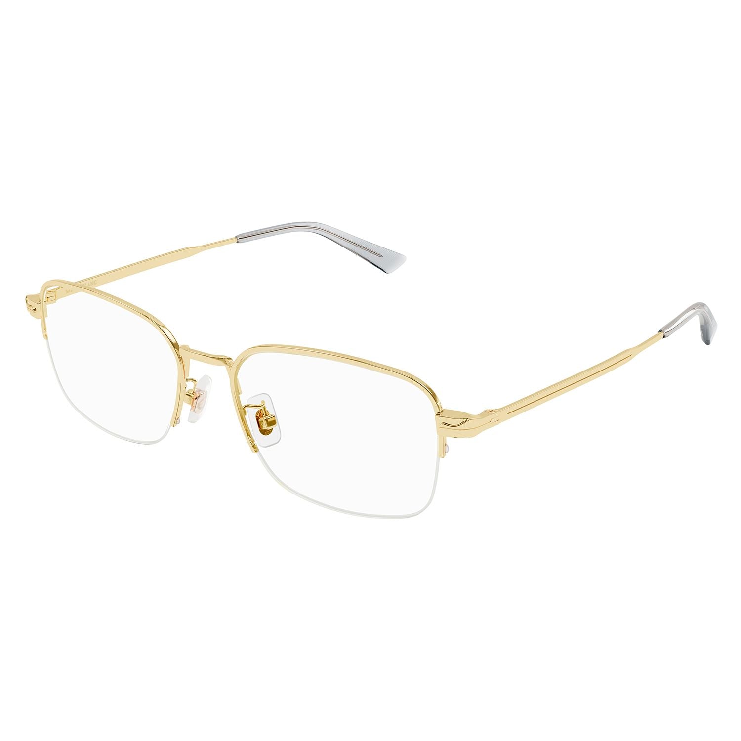 MB0269OA Gold metal Optical Frames - Shiny Light Gold