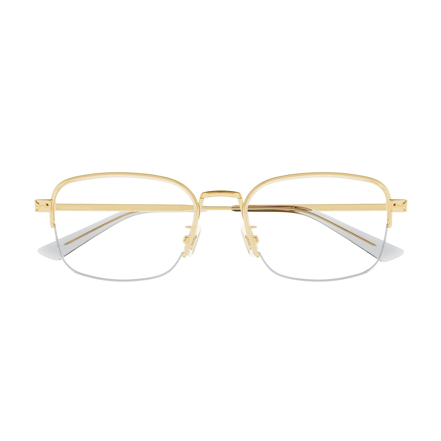 MB0269OA Gold metal Optical Frames - Shiny Light Gold