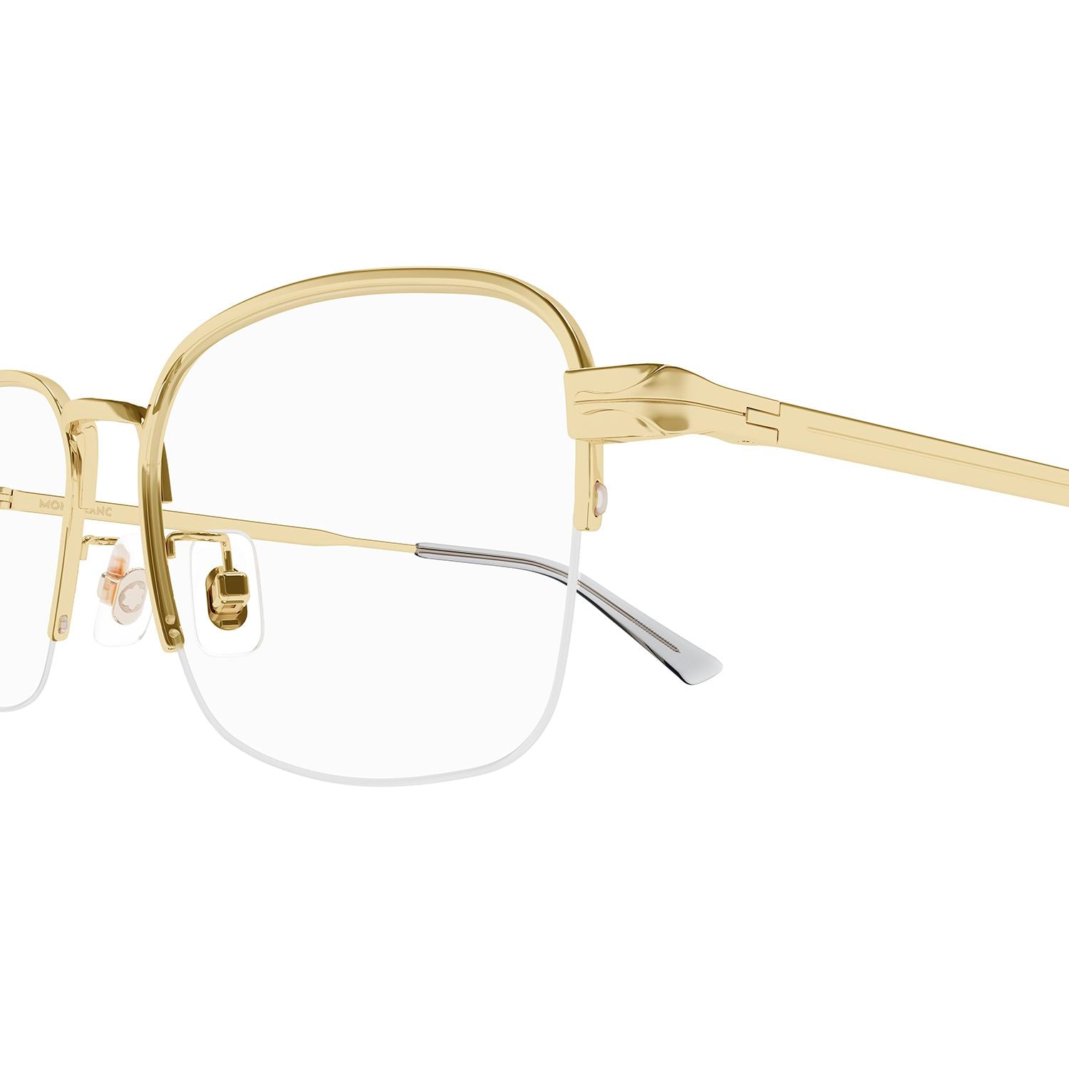 MB0269OA Gold metal Optical Frames - Shiny Light Gold