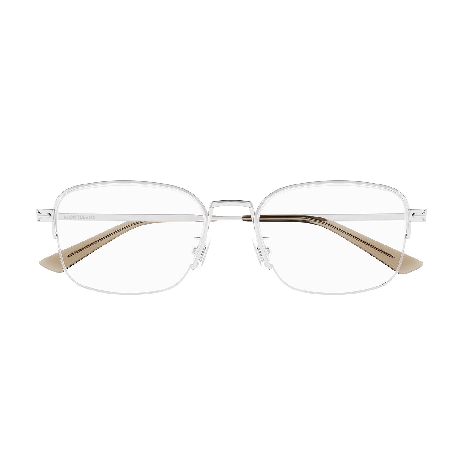 MB0269OA Silver metal Optical Frames - Shiny Silver
