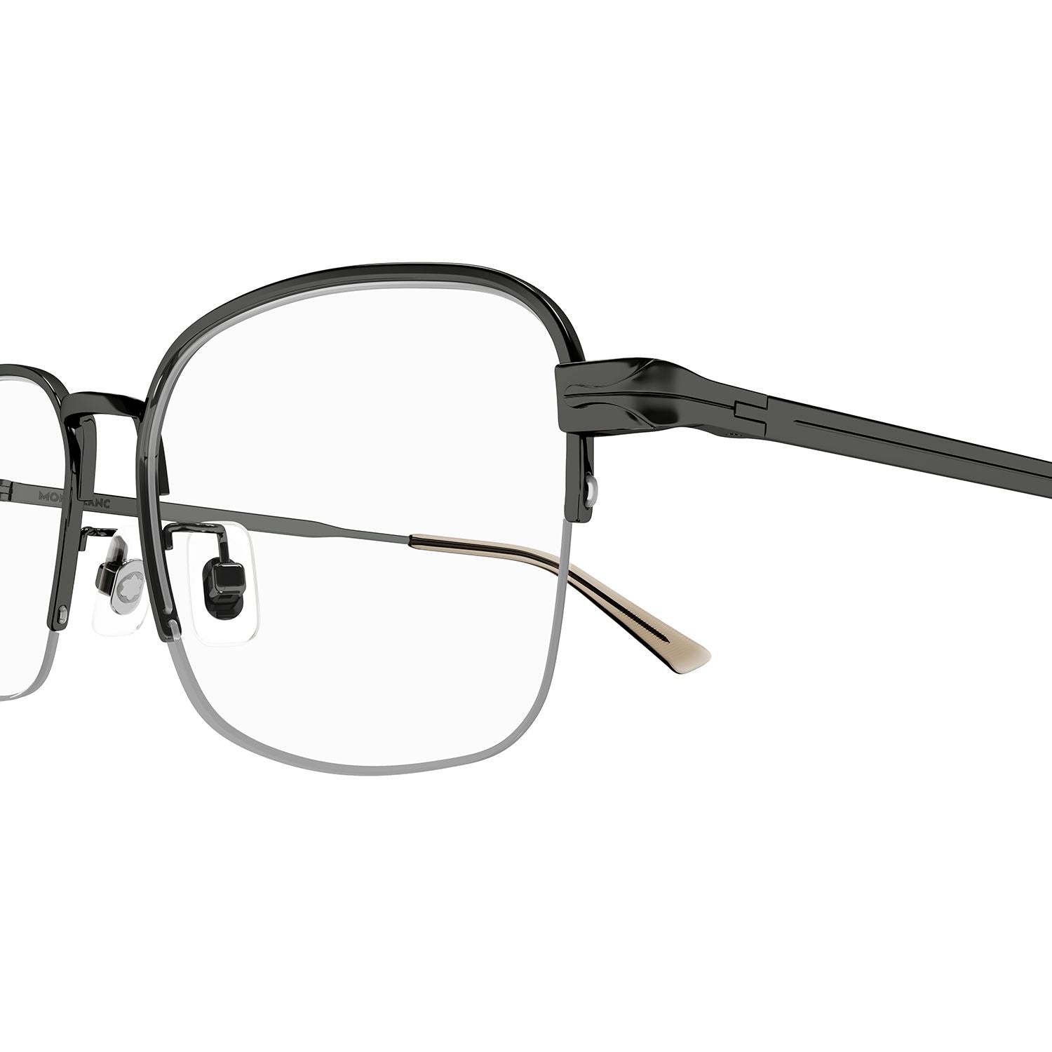 MB0269OA Ruthenium metal Optical Frames - Shiny Dark Ruthenium
