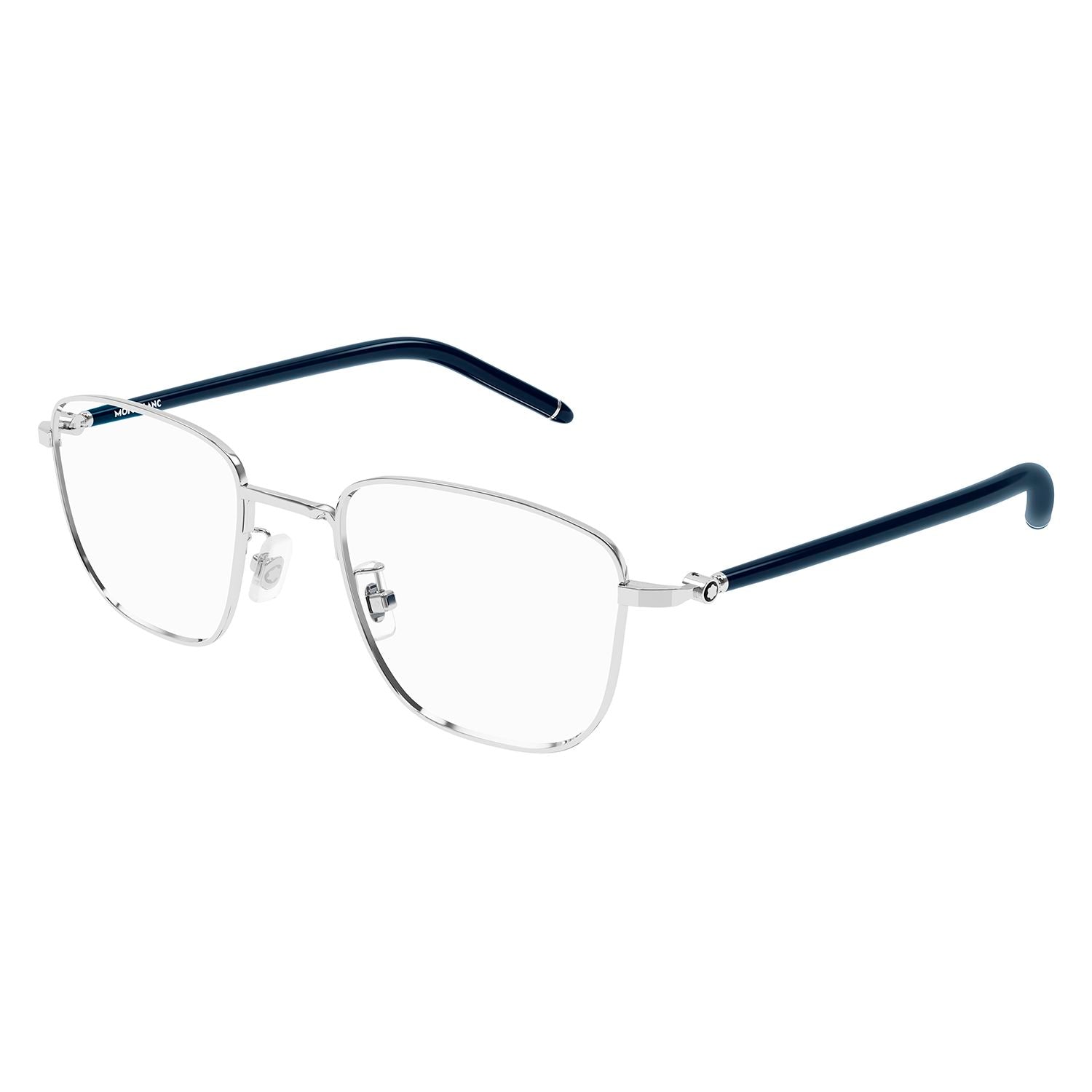 MB0272O Silver metal Optical Frames - Shiny Silver