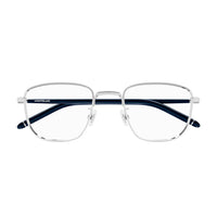 MB0272O Silver metal Optical Frames - Shiny Silver