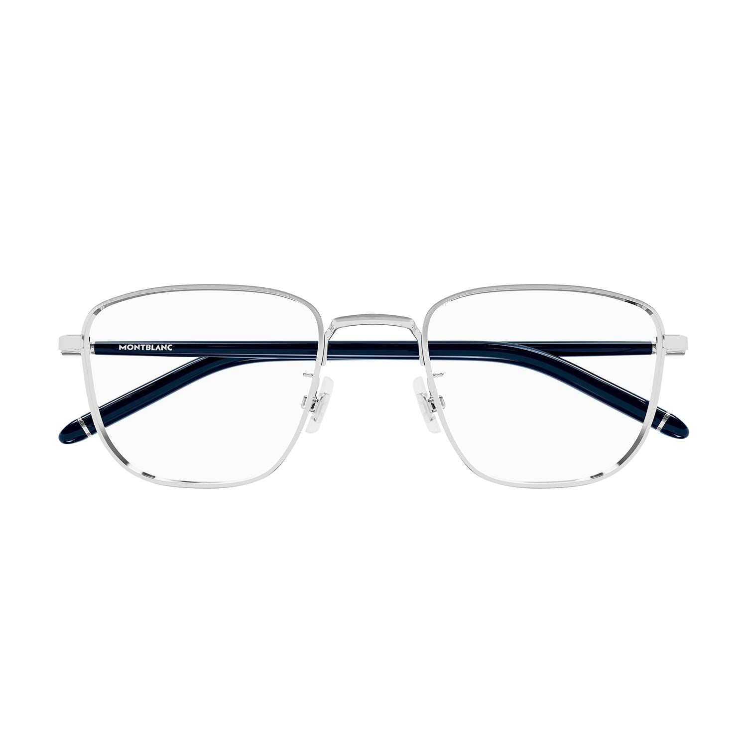 MB0272O Silver metal Optical Frames - Shiny Silver