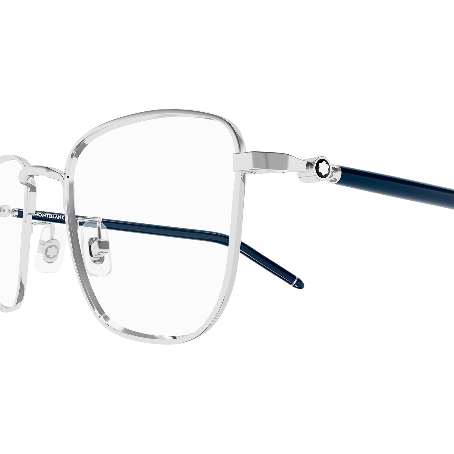 MB0272O Silver metal Optical Frames - Shiny Silver