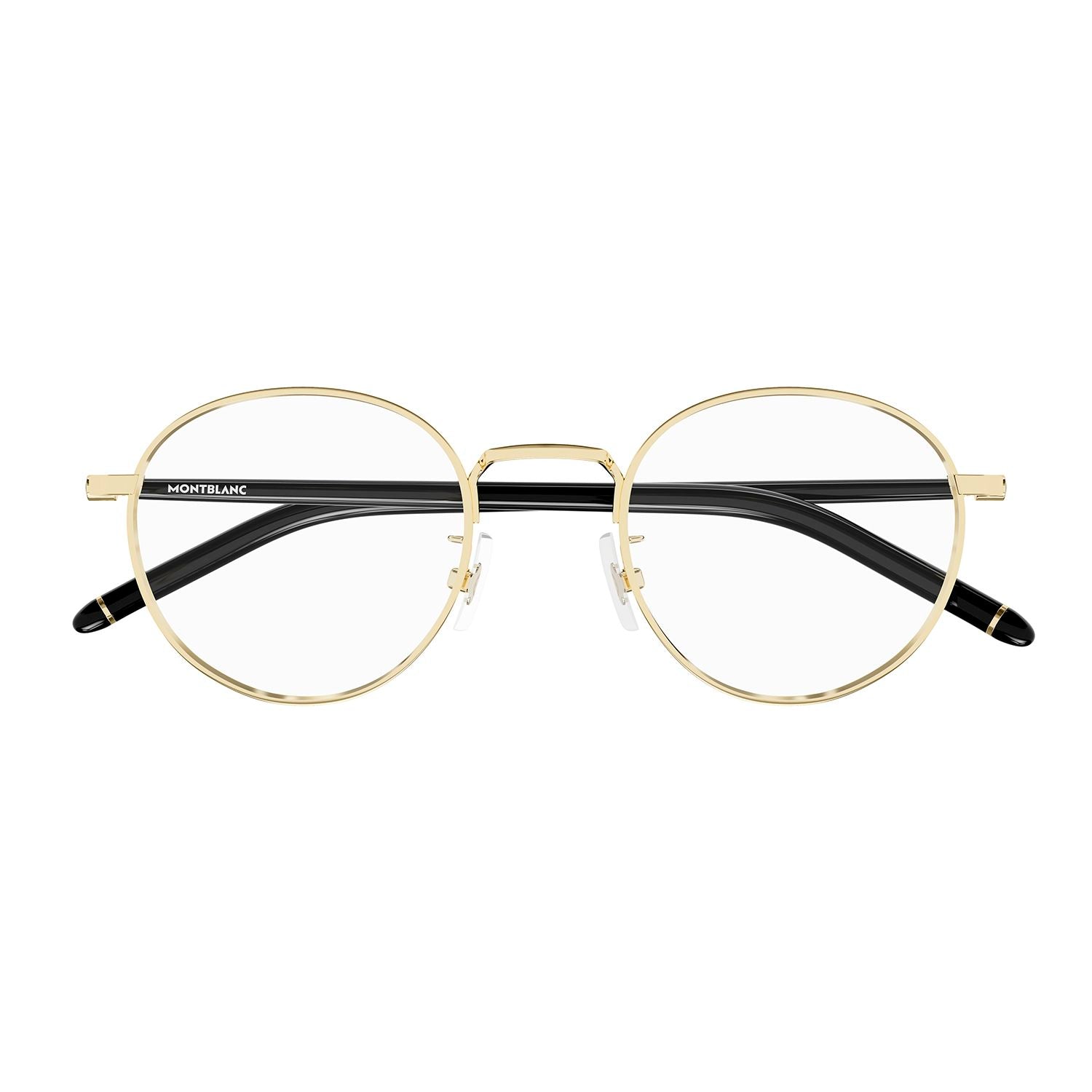 MB0273O Gold metal Optical Frames - Shiny Light Gold