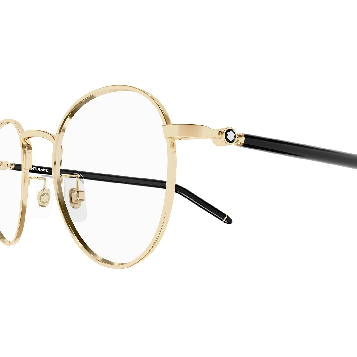 MB0273O Gold metal Optical Frames - Shiny Light Gold