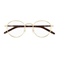 MB0273O Gold metal Optical Frames - Shiny Light Gold
