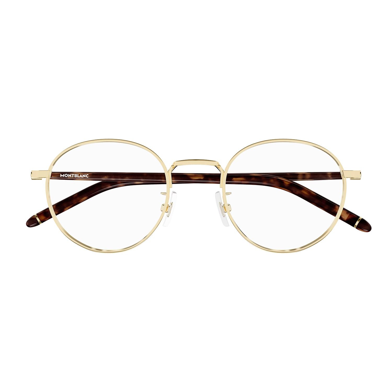 MB0273O Gold metal Optical Frames - Shiny Light Gold