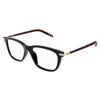 MB0275OA Black recycled acetate Optical Frames - Shiny Solid Black