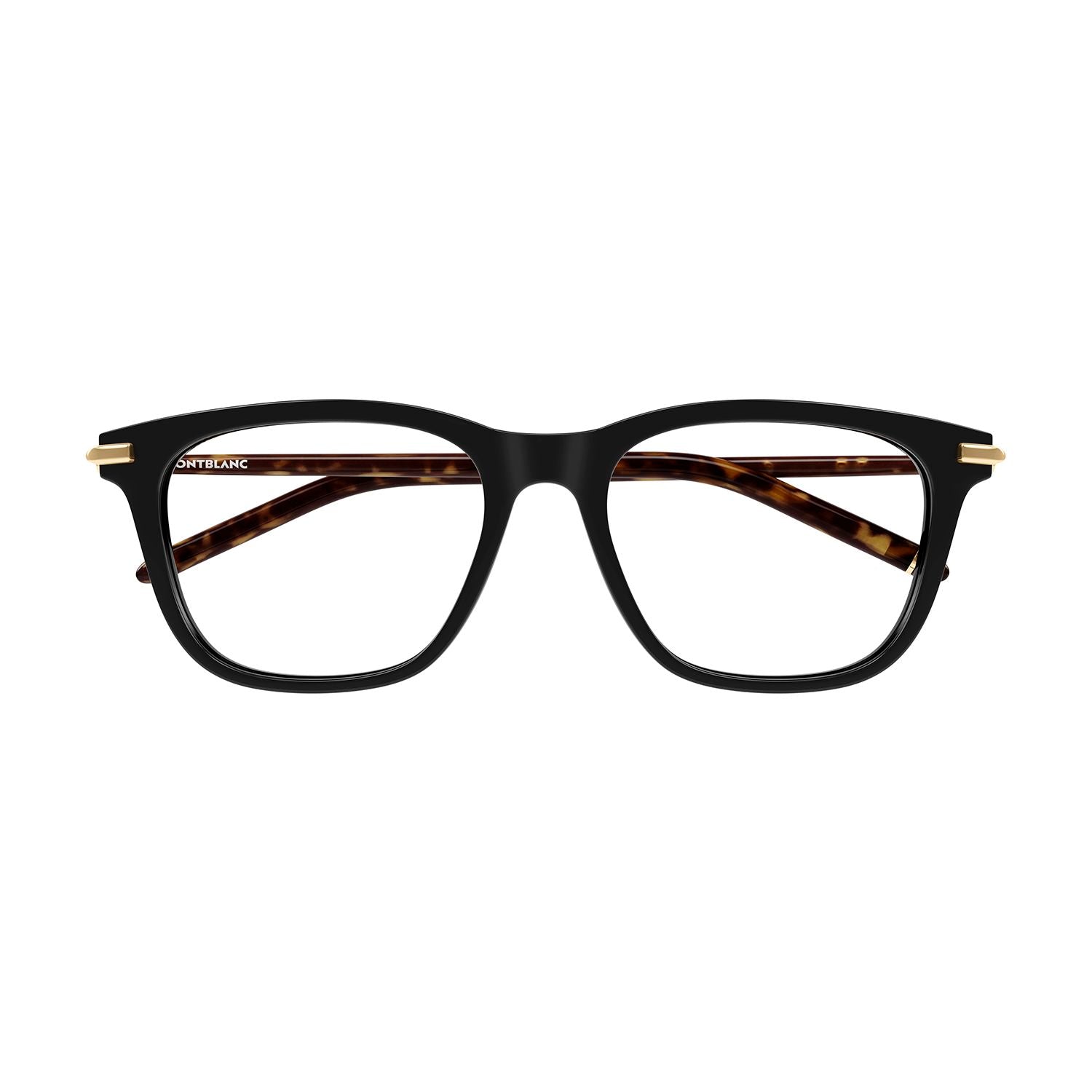 MB0275OA Black recycled acetate Optical Frames - Shiny Solid Black