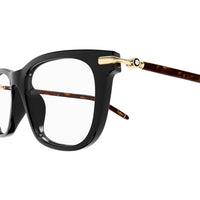 MB0275OA Black recycled acetate Optical Frames - Shiny Solid Black
