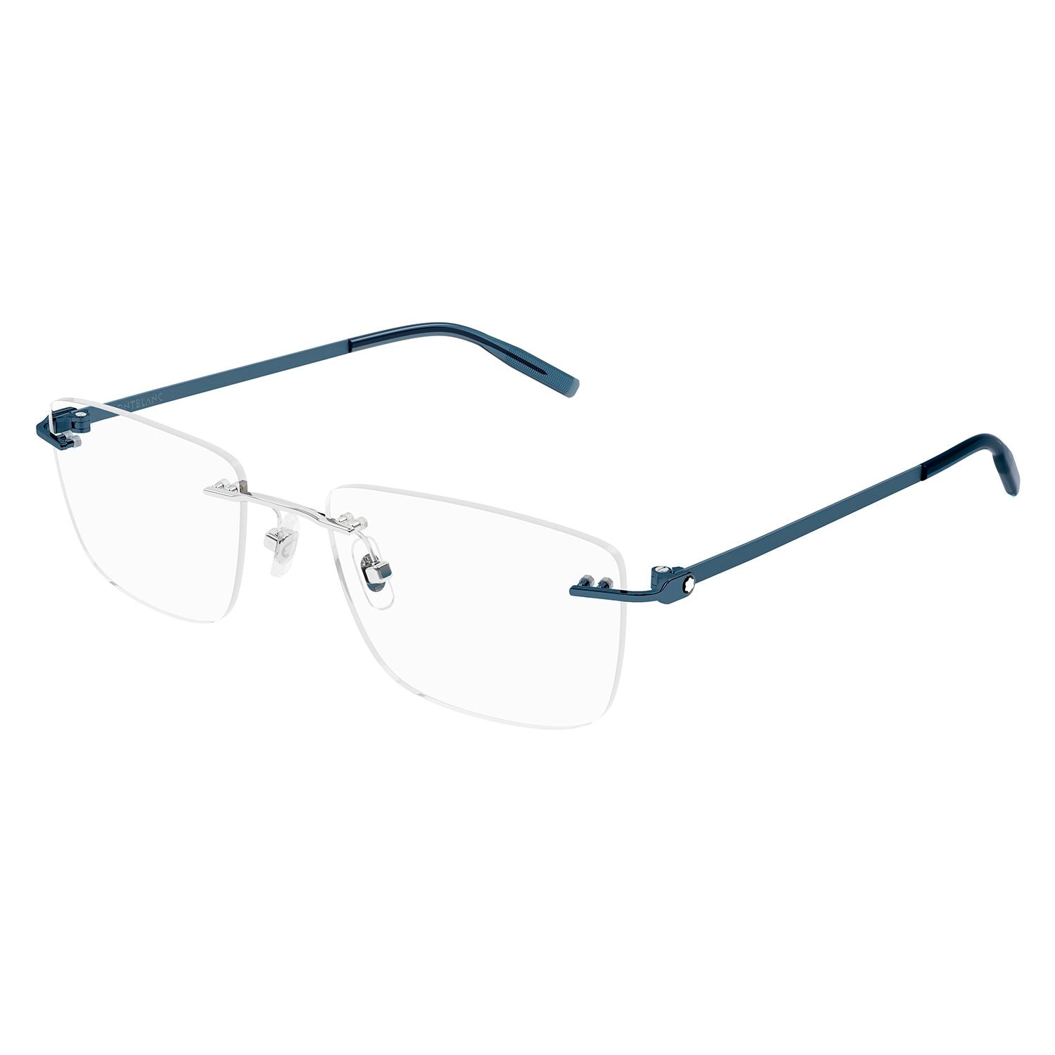 MB0281O Silver metal Optical Frames - Shiny Silver