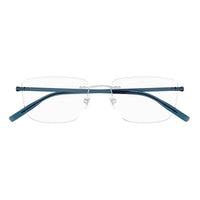 MB0281O Silver metal Optical Frames - Shiny Silver