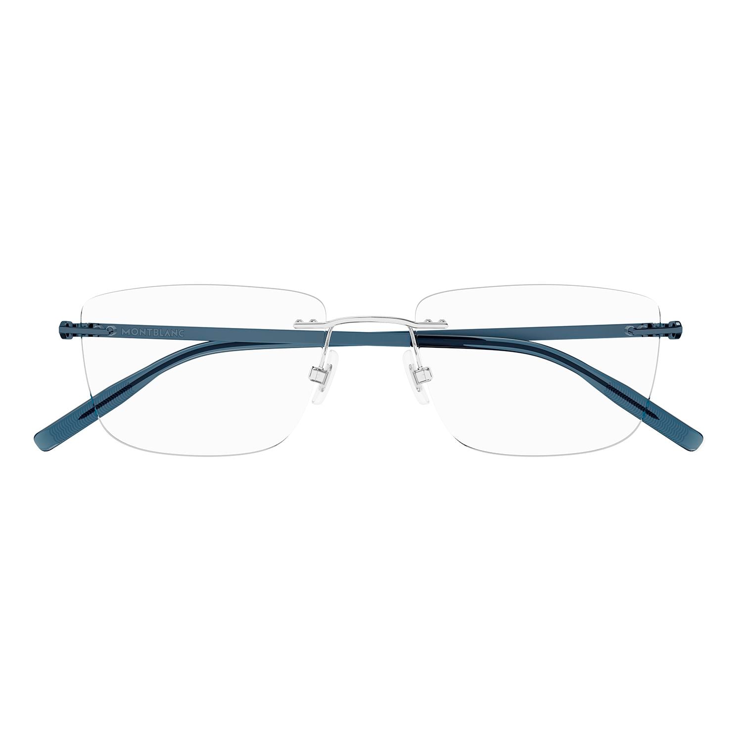 MB0281O Silver metal Optical Frames - Shiny Silver