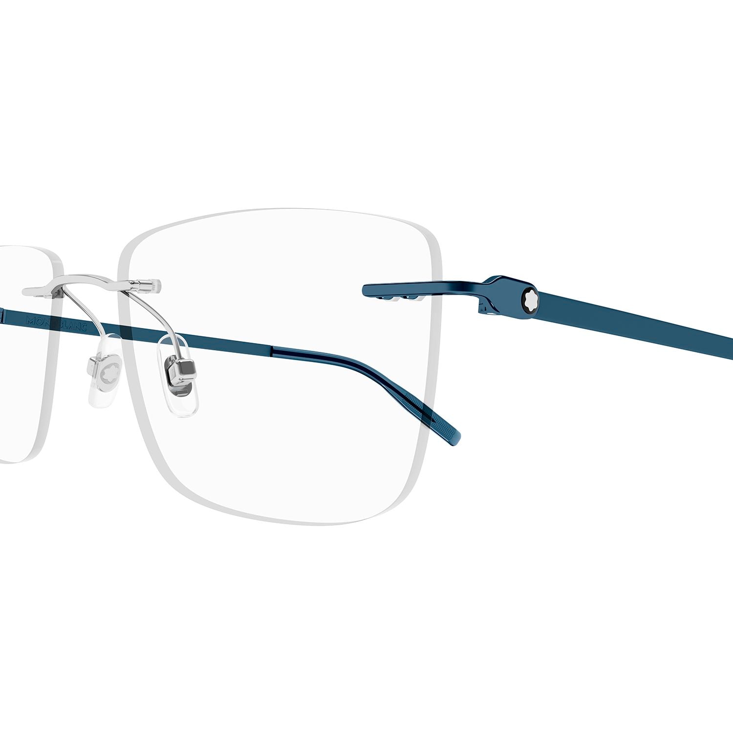 MB0281O Silver metal Optical Frames - Shiny Silver