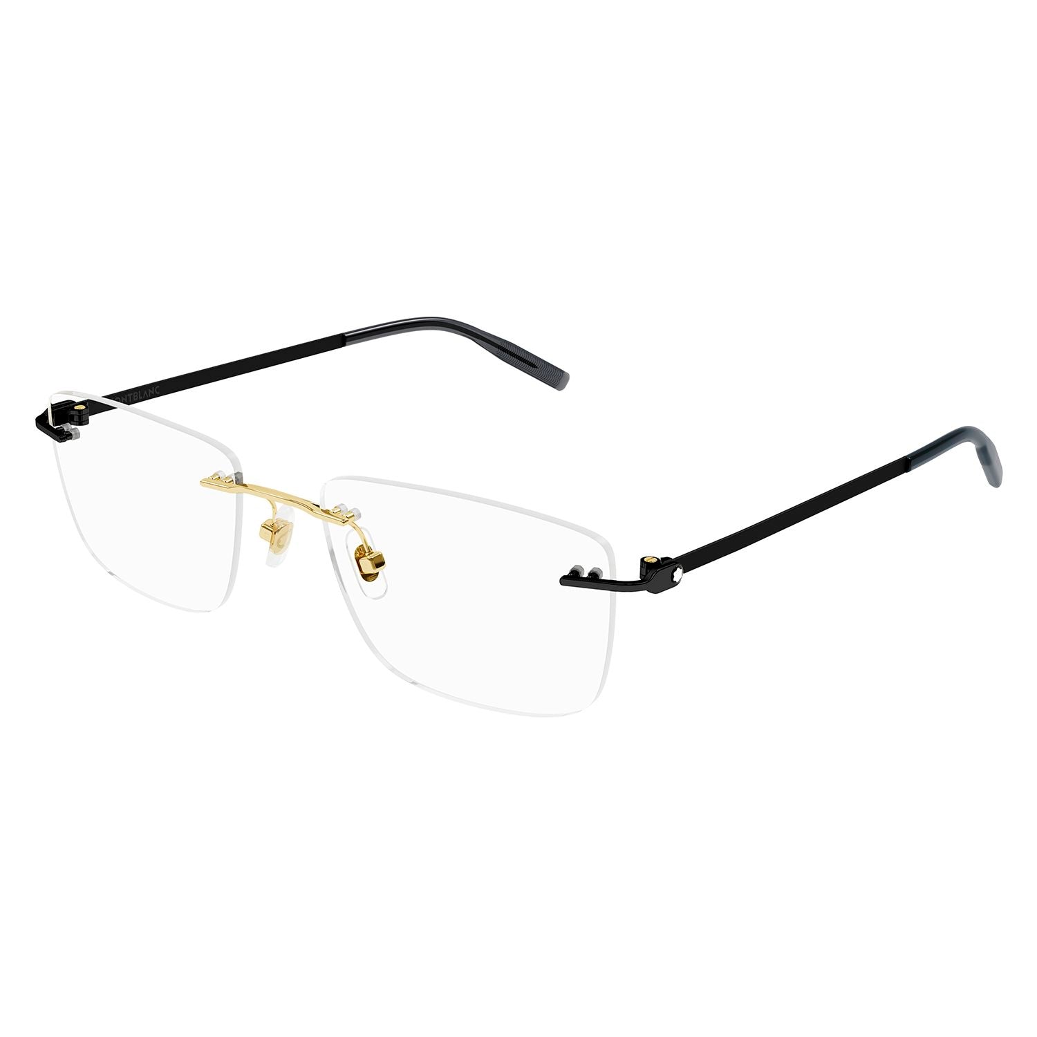 MB0281O Gold metal Optical Frames - Shiny Light Gold