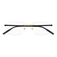 MB0281O Gold metal Optical Frames - Shiny Light Gold