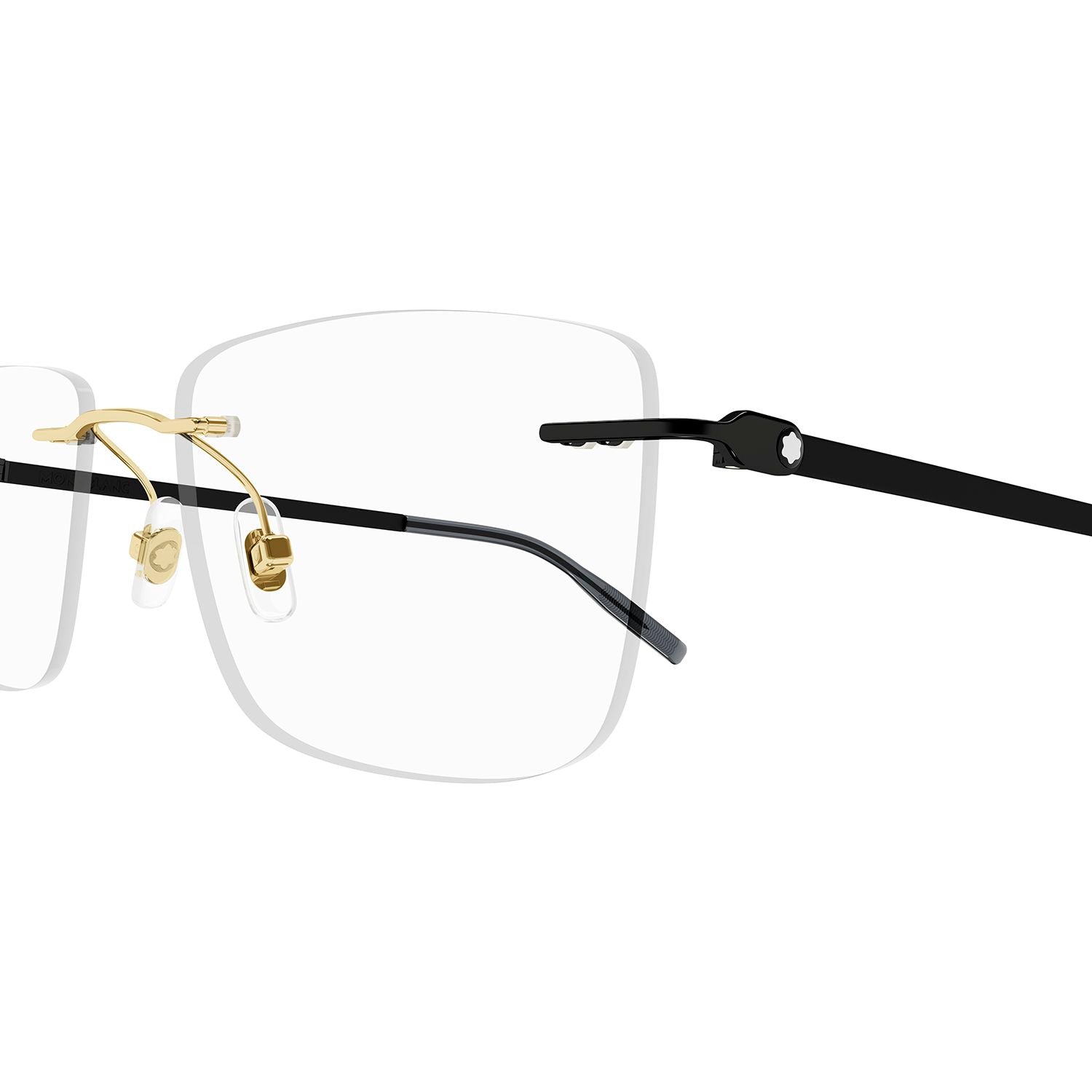 MB0281O Gold metal Optical Frames - Shiny Light Gold