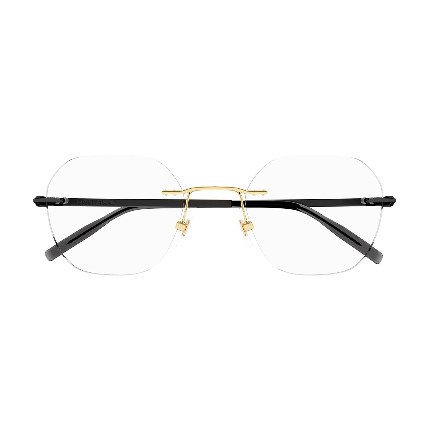 MB0282O Gold metal Optical Frames - Shiny Light Gold