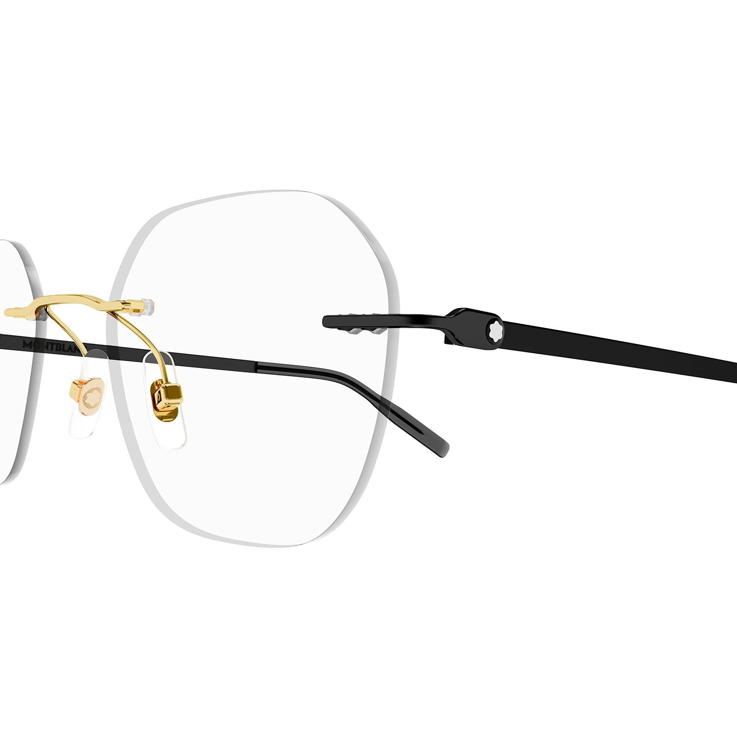 MB0282O Gold metal Optical Frames - Shiny Light Gold