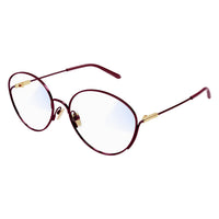 CH0168S Burgundy metal Sunglasses - Shiny Solid Varnished Burgundy