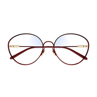 CH0168S Burgundy metal Sunglasses - Shiny Solid Varnished Burgundy