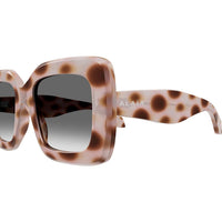 AA0065S Havana recycled acetate Sunglasses - Shiny Grey & Animalier Havana