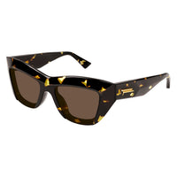 BV1218S Havana recycled acetate Sunglasses - Shiny Spotted Havana