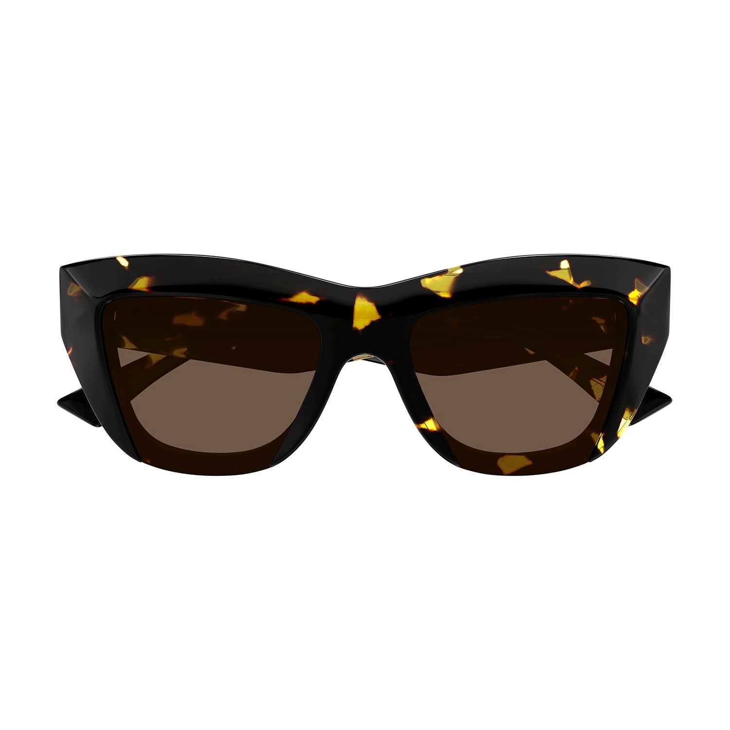 BV1218S Havana recycled acetate Sunglasses - Shiny Spotted Havana