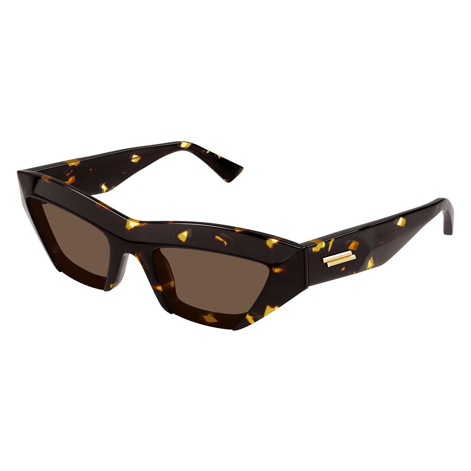 BV1219S Havana recycled acetate Sunglasses - Shiny Spotted Havana