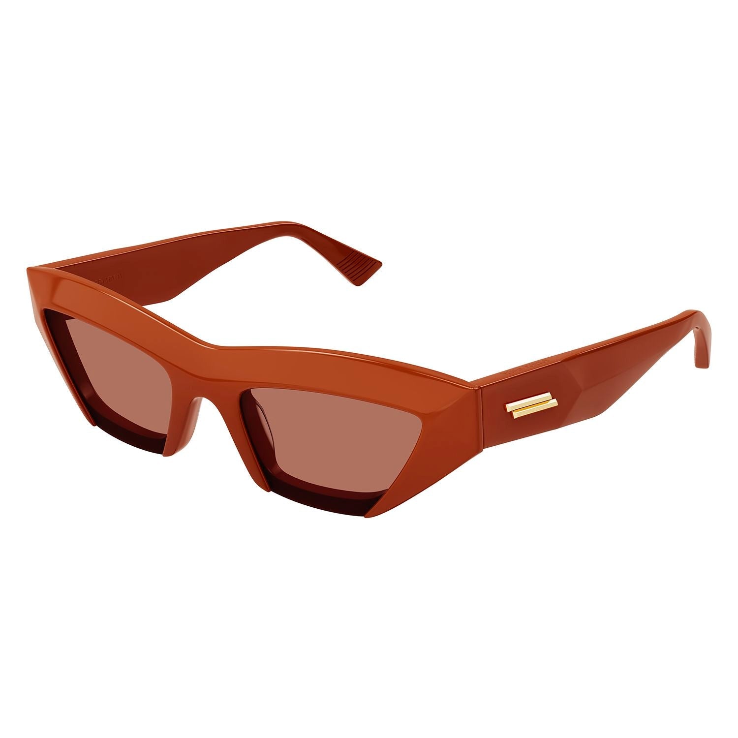 BV1219S Orange recycled acetate Sunglasses - Shiny Solid & Orange Opium