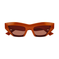 BV1219S Orange recycled acetate Sunglasses - Shiny Solid & Orange Opium